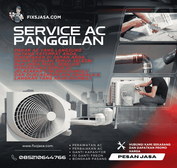 Teknisi Service AC Terdekat Datang ke Rumah